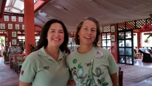 Christine and Linda at Vallarta Botanical Gardens