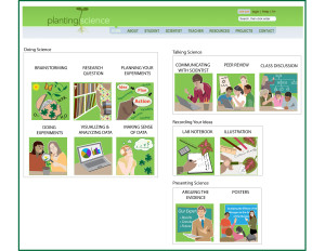 Digital Graphics for Planting Science Website by Christine Elder