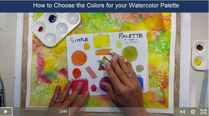How to Choose Your Watercolor Hues and Palettes